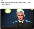 Wolfgang Krebs als Horst Seehofer mit "...Merry Little Christmas"