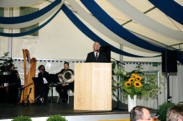 Wolfgang Krebs als Gnther Beckstein beim Festakt vom Augustinum in Mnchen-Neufriedenheim am 22.06.09