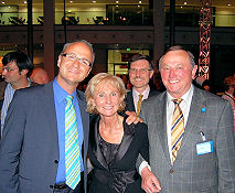 Wolfgang Krebs, Karin Stoiber und Richard Krebs